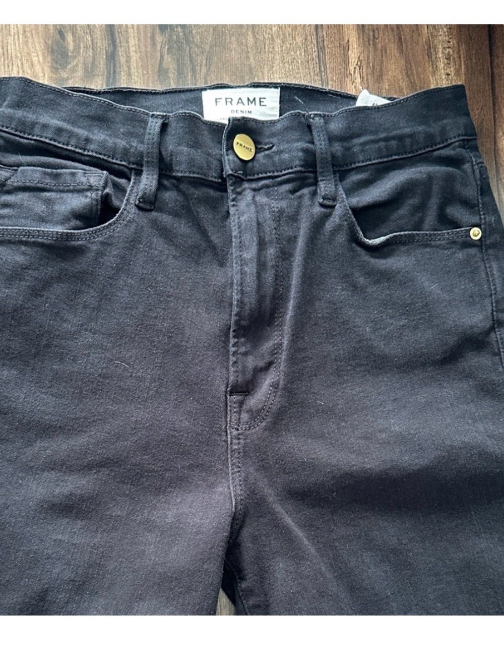 Frame Denim Black Denim Jeans